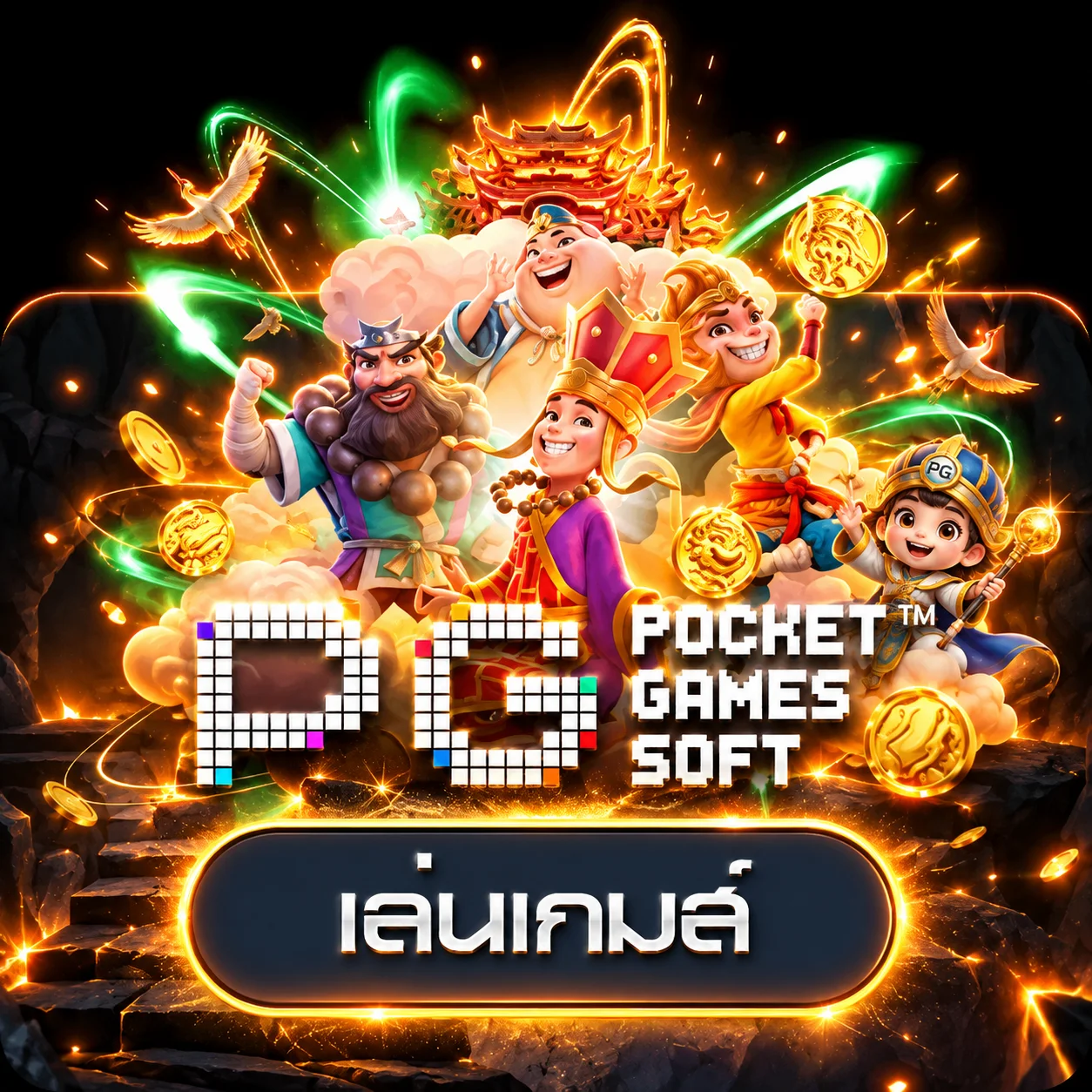 ภาพ ค่ายเกมสำหรับโหมดทดลอง OLYPLAY